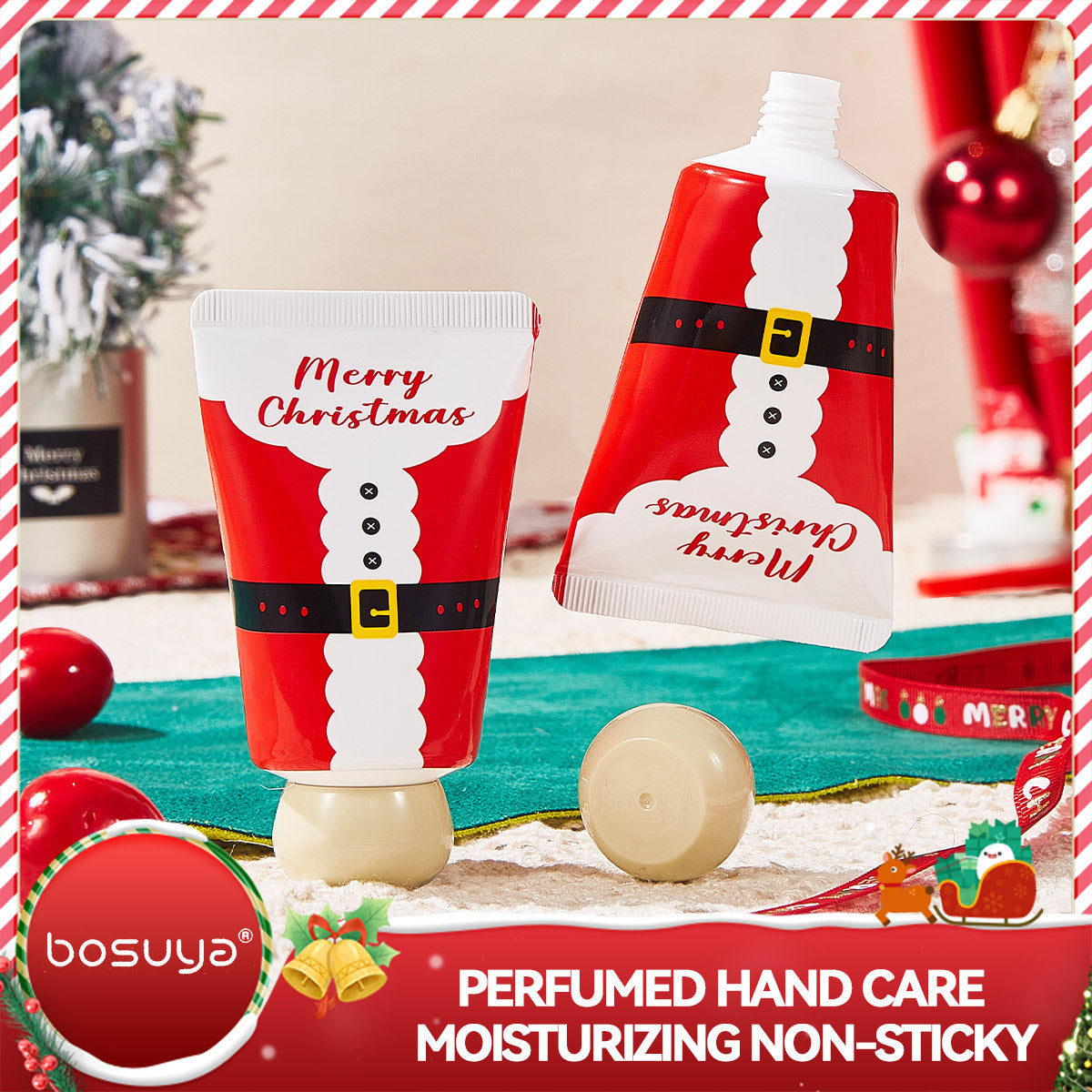 Santa Claus Hand Cream Set - Hypoallergenic, Glycerin & Ceramide Rich, Moisturizing Hand Care For All Skin Types, Ideal Christmas Gift With Plant Squalane - 5 - CJ