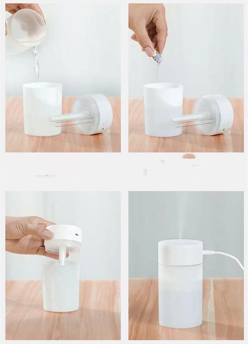 Aromatherapy Car 260ML Colorful Humidifier Office Mute - 0 - CJ
