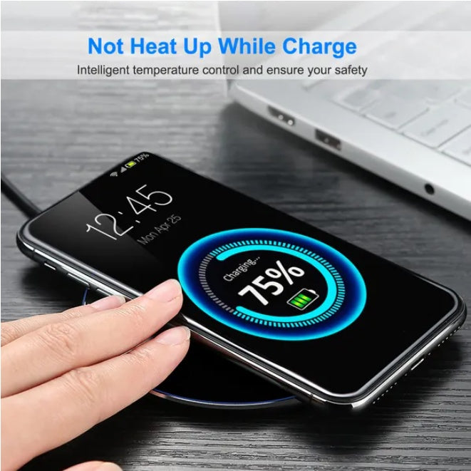 Wireless Charger Qi Certified Ultra Slim 5W Charging Pad - 5 - CJ