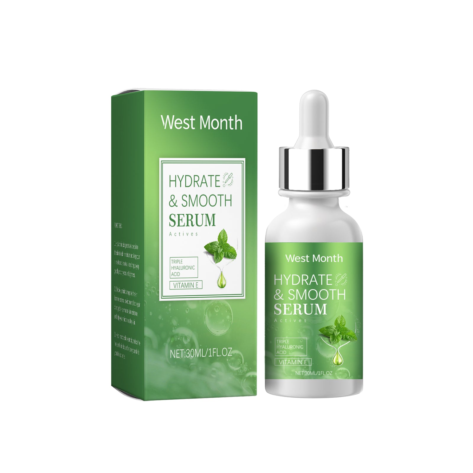 West&Month  Hydrating Serum With Hyaluronic Acid, Facial Skin Hydrating, Brightening And Firming Serum - 5 - CJ