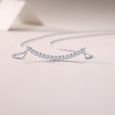 1Floating World - Fashionable And Luxurious Diamond Jewelry Pendant Set With Moissanite S925 Sterling Silver And Platinum - plated Prohibit TikTok sales - 5 - cj