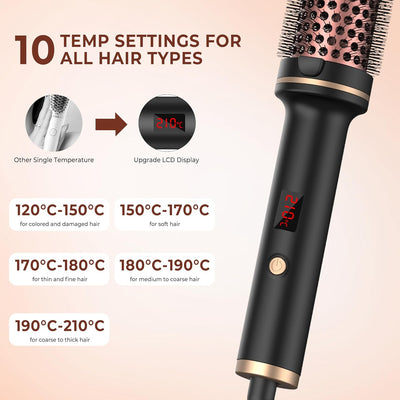 Hot - Air Brushes Thermal Brush 1.5 Inch Curling Iron Volumizing Brush - 5 - CJ