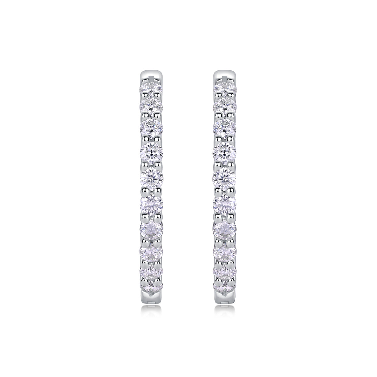 1Merman Luxury Fashion Diamond Earrings Stud Set With Mosan Diamond Silver Ornaments Prohibit TikTok sales - 5 - CJ