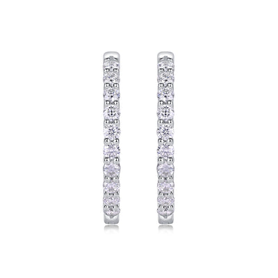 1Merman Luxury Fashion Diamond Earrings Stud Set With Mosan Diamond Silver Ornaments Prohibit TikTok sales - 5 - CJ