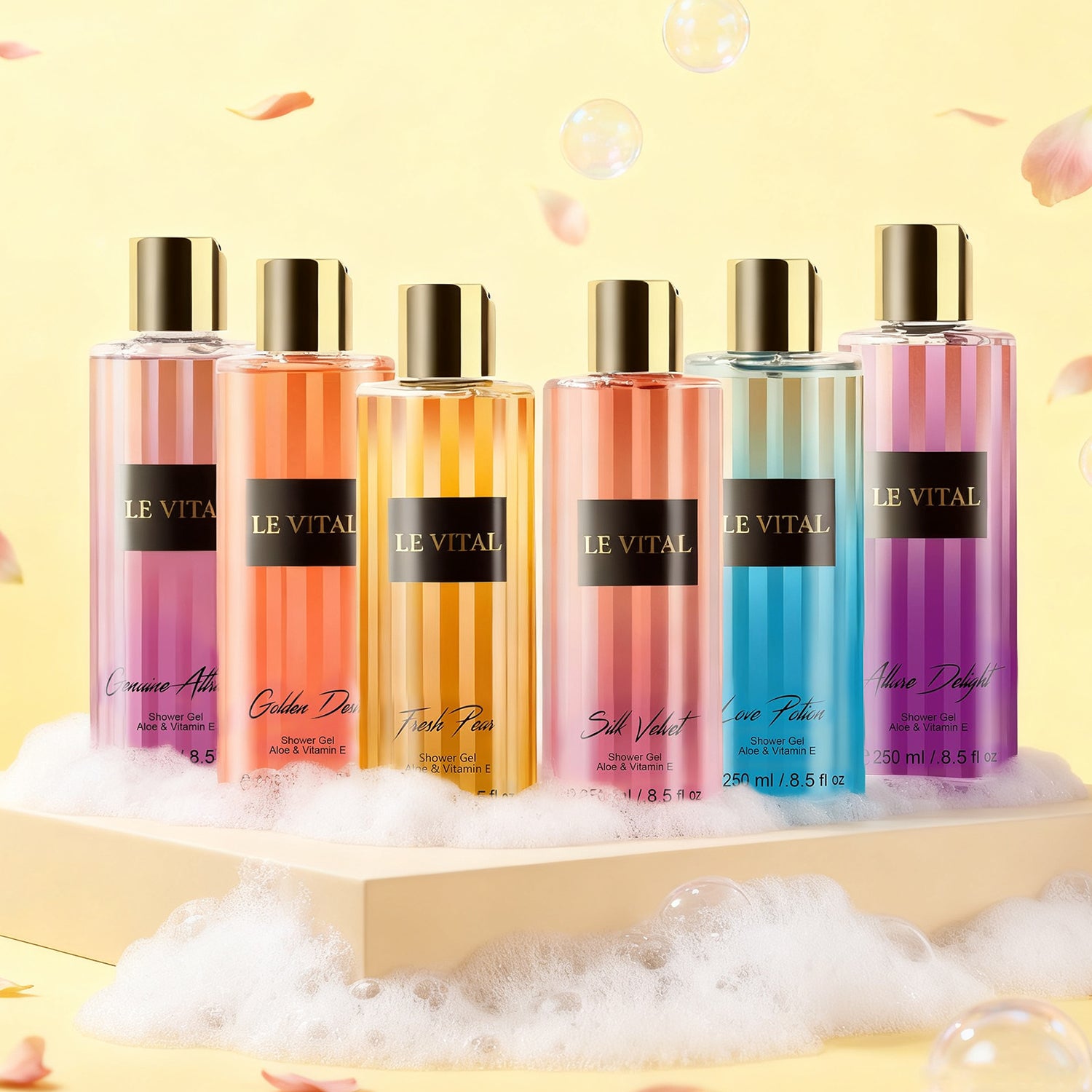 Shower Gel - Genuine Attraction&Shower Gel - Silk Velvet 8.5fl.oz, 250ml 12, Master - 5 - CJ