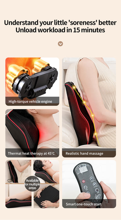Multi Functional Heating And Vibration Waist Massager - 0 - CJ