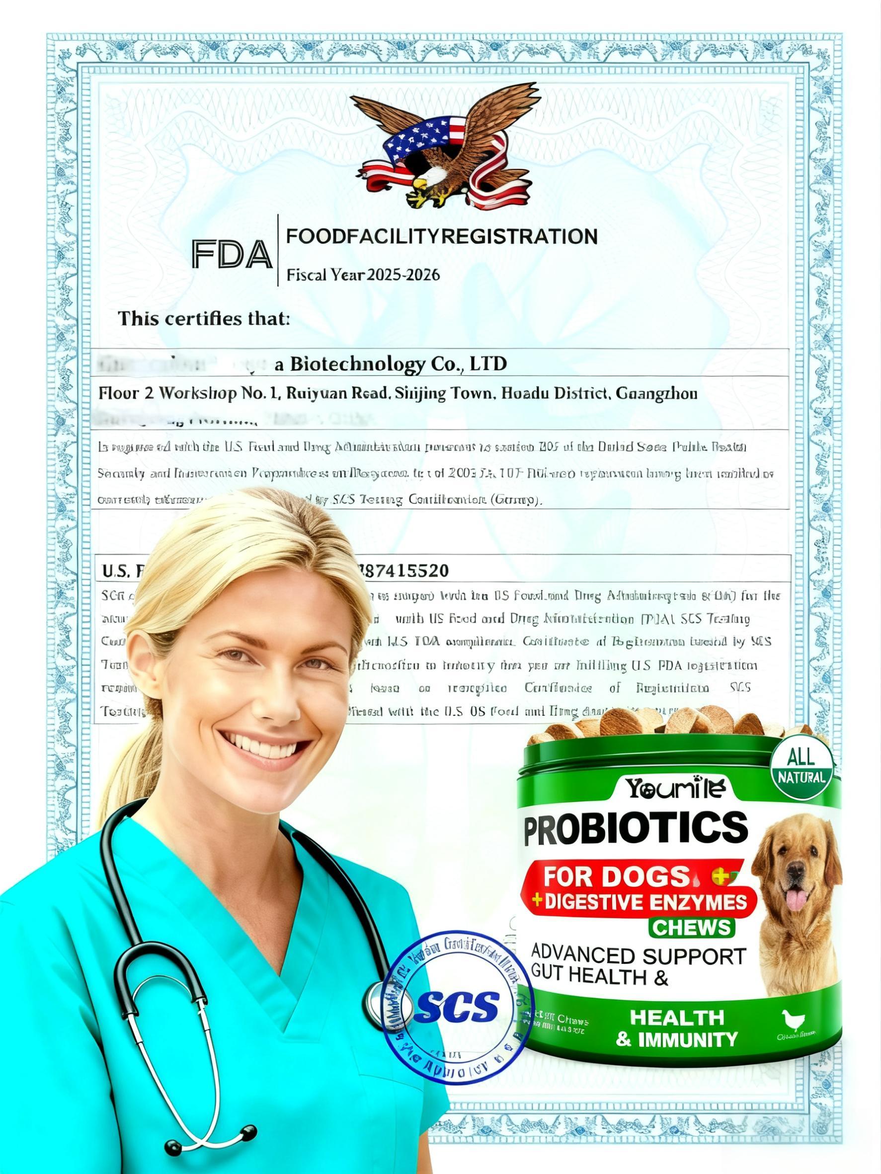 Youmile Probiotics For Dogs Soft Chews For Seasonal Allergies, Gut, And Digestive Health. Vet - Reviewed, Premium - Quality Ingredients - Supplements Dog  Vitamin Hip  And  Joint  Supplement - 5 - CJ