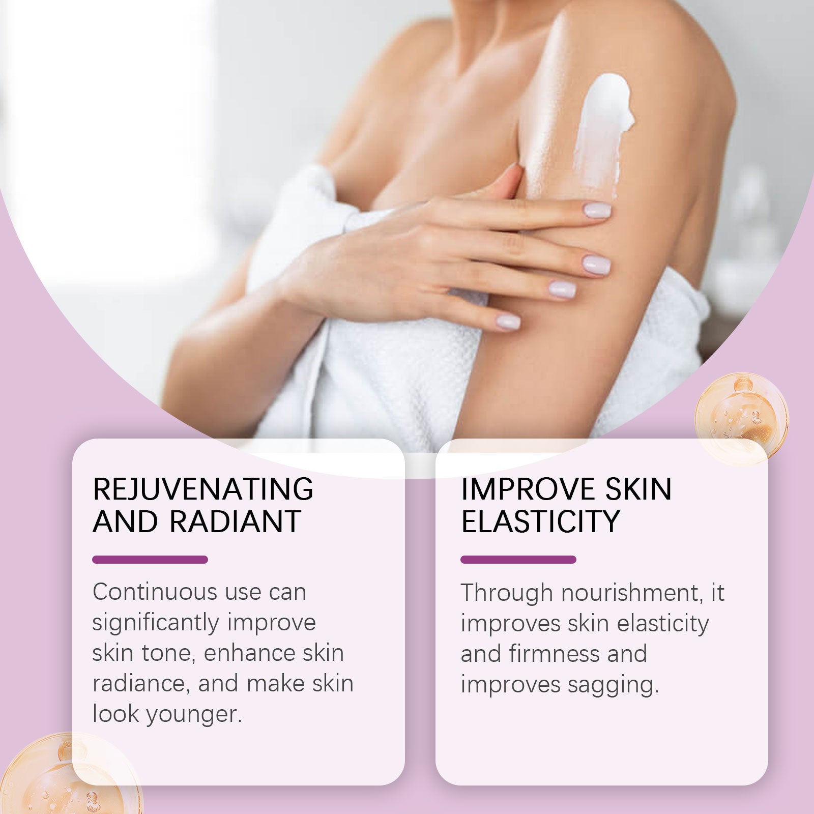 OUHOE Nicotinamide Brightening Body Cream, Moisturizes Even Skin Tone, Firming And Relieving Dry Body Lotion - 5 - CJ