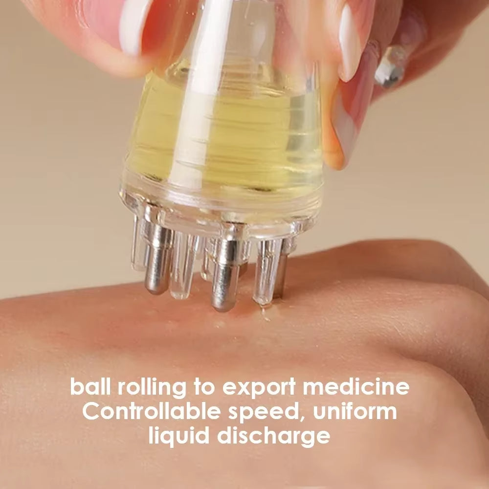 Mini Medicine Guide Comb Roller Ball Massage Comb Scalp Medicine Liquid Applicator For Hair Growth And Strong Roots - 5 - CJ