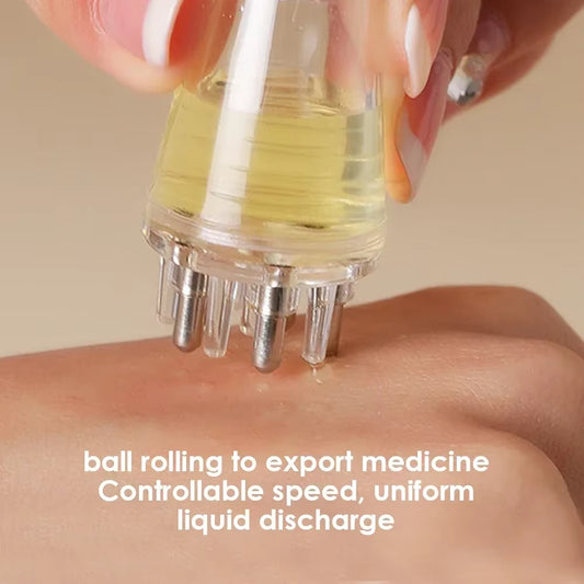 Mini Medicine Guide Comb Roller Ball Massage Comb Scalp Medicine Liquid Applicator For Hair Growth And Strong Roots - 5 - CJ