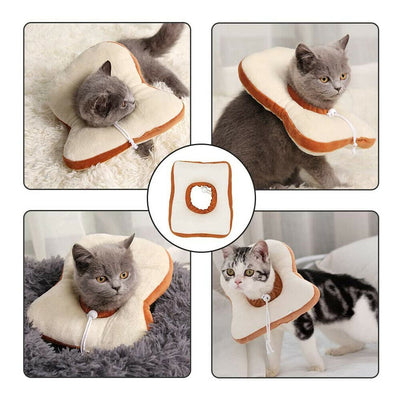 Adjustable Pet Neck Cone Recovery Pet Cat Recovery Collar Cat Soft Lemon Neck Cone Adjustable Pet E Collar After Surgery, Wound Healing Protective Cat Elizabethan Collar For Kitten & Puppy - 5 - CJ