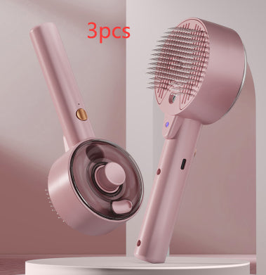 Animal Hair Remover Brush Dog And Cat Steam Brush Pet Self Cleaning Dog Brush Grooming Removes Cat Hairs Cat Dog Accessories Pet Products - 0 - CJ - Pink - 3PCS - CJYD207827107GT