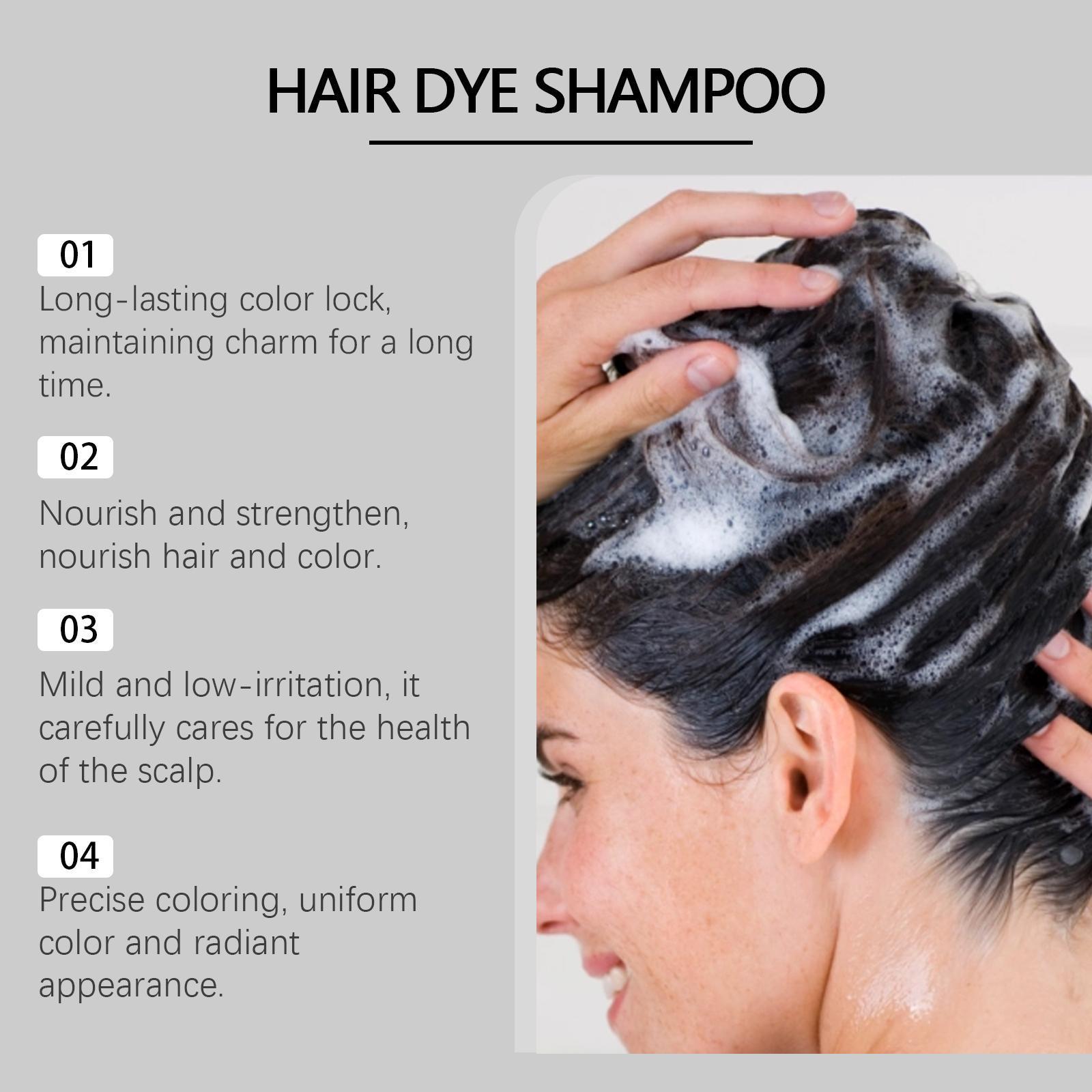 Ierhe Natural Brown Hair Care Plant  Homemade Cleansing Herbal Moisturizing Shampoo - 5 - CJ