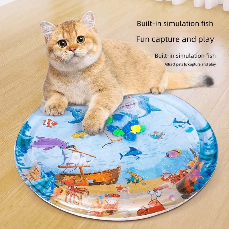 Summer Cooling Pet Water Bed Cushion Ice Pad Dog Sleeping Square Mat For Puppy Dogs Cats Pet Kennel Cool Cold - 0 - CJ