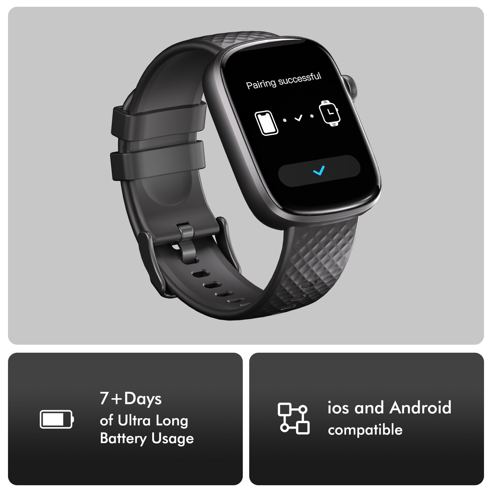 Smart Watch Bluetooth Call &1.95 HD Screen - Heart Rate SpO2 Sleep Monitor, 3ATM Waterproof Fitness Tracker For IoS Android - 5 - CJ