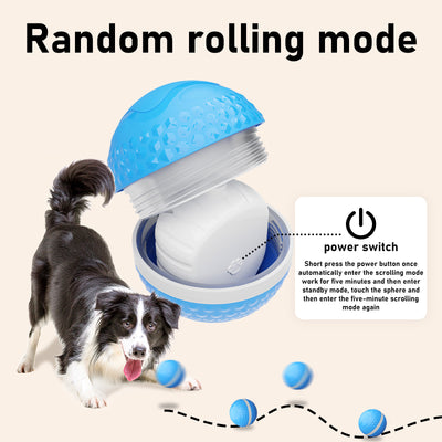 Smart Interactive Dog Toys, Automatic Moving Ball With Lighting Modes,  Interactive Dog Toys For Dog Enrichment & Stimulation, Motion Activated Rolling Toy For Medium And Large Dogs - 5 - CJ