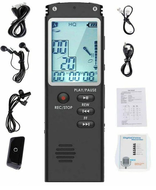 32G Voice Activated Mini Digital Sound Audio Recorder Dictaphone MP3 Player - 5 - CJ