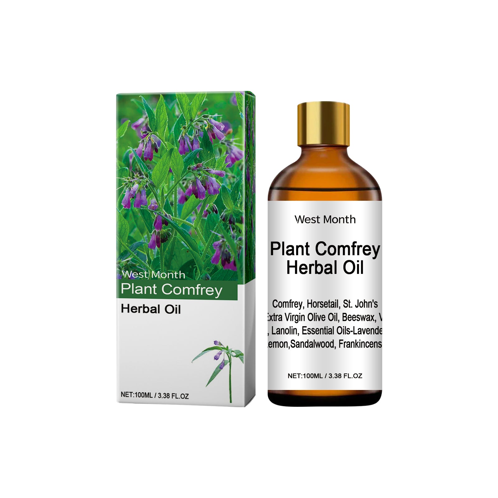 West&Month Herbal Compost Oil, Massage Moisturizing Joint Massage Essential Oil Daily Joint Care Essential Oil - 5 - CJ