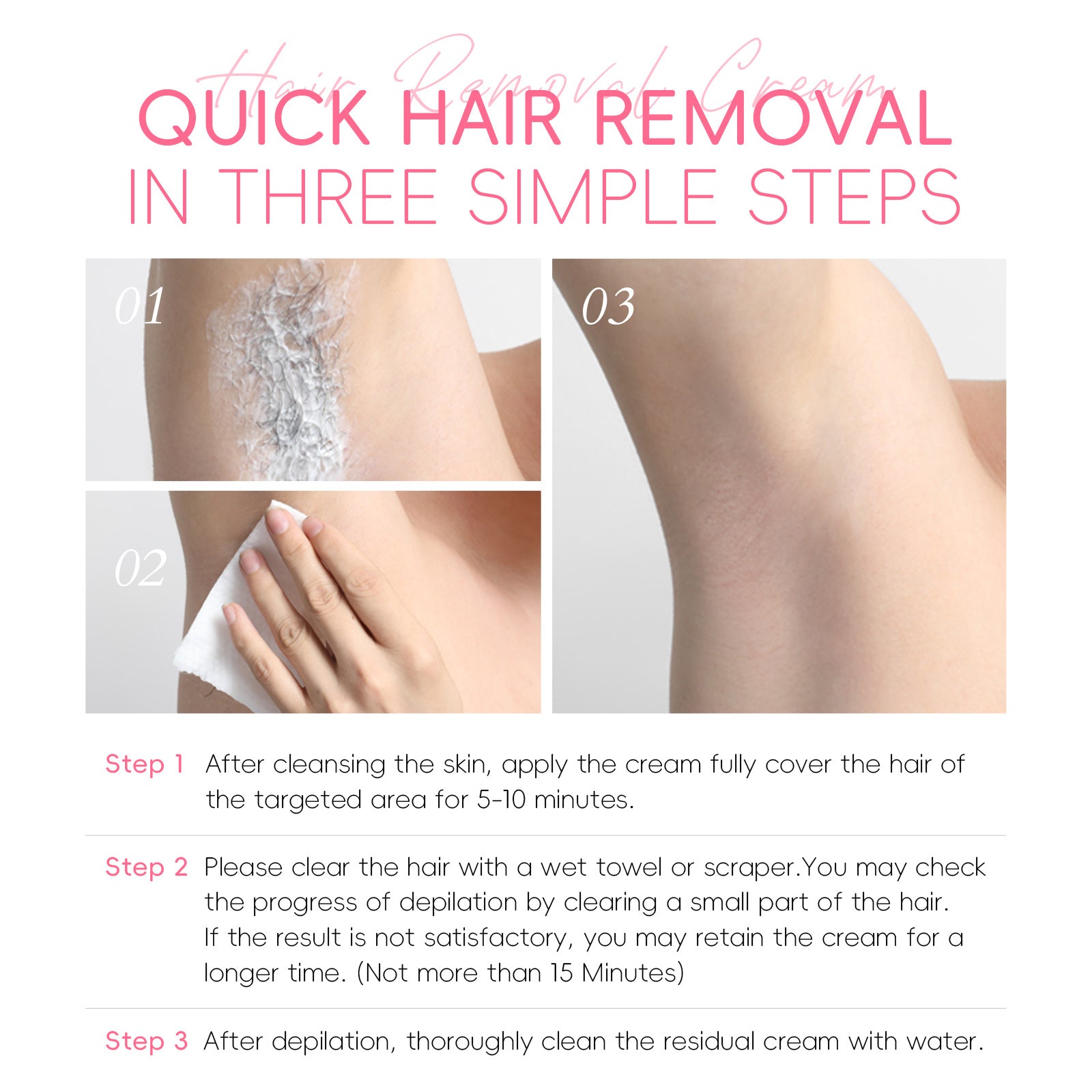 Depilatory Cream Leg Hair, No Black Spots Under Armpit - 0 - CJ