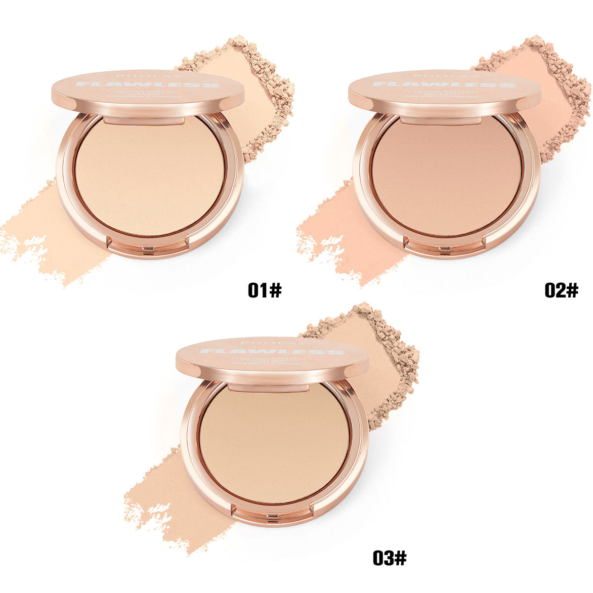 PHOFAY Matte Setting Pressed Powder - 4 - CJ - Set6 - CJCZ203768616PK