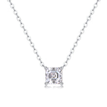 1Eternal - A Fashionable And Luxurious Diamond Jewelry Pendant Set With Square Moissanite S925 Sterling Silver Prohibit TikTok sales - 5 - cj