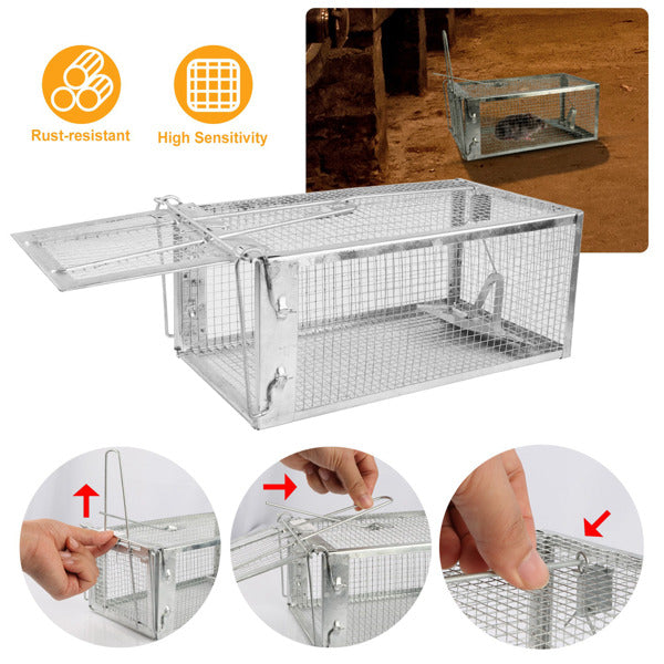 Mouse Trap, Galvanized Iron Mouse Control Bait Catcher, Prohibited Platform Amazon - 5 - CJ