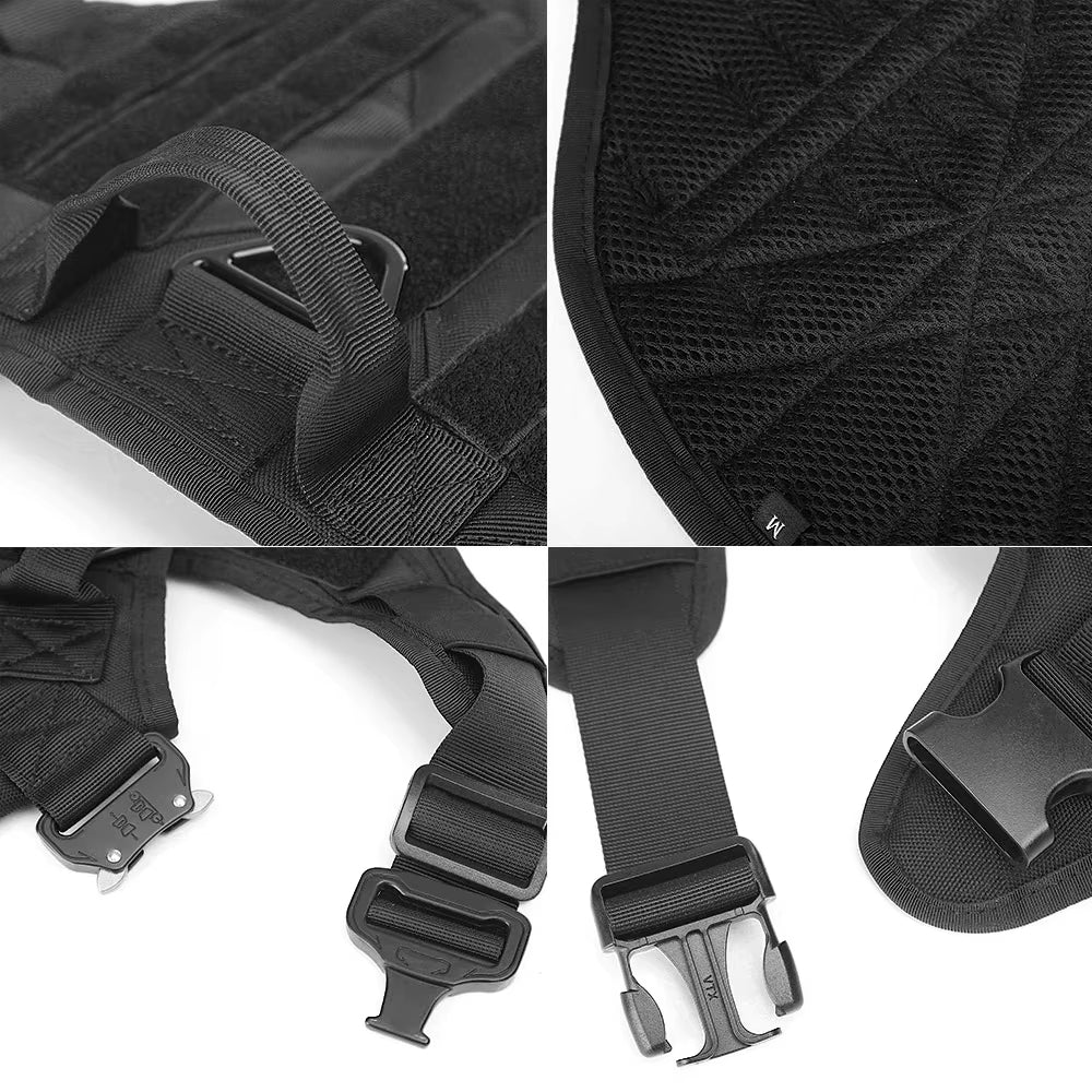 Pet Harness Luxury Dog Leash Set Chest Dog  Nylon Camouflage Dog Harness - 5 - CJ