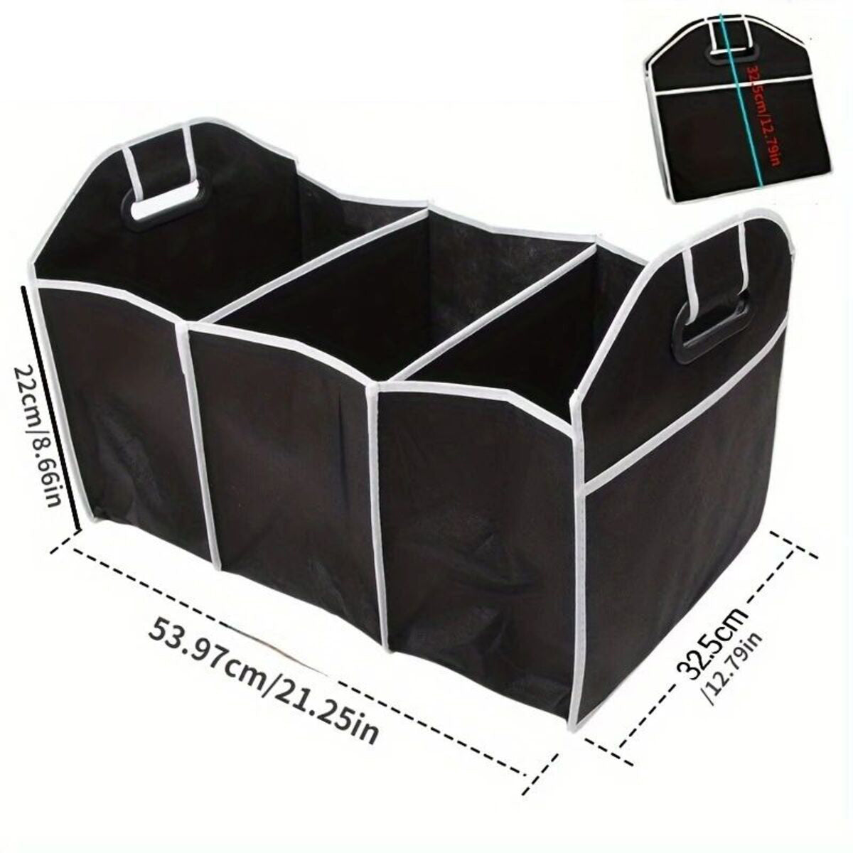 Car Multi - Pocket Trunk Organizer Large Capacity Folding Storage Bag Trunk Stowing And Tidying Trunk Organizer Car Accessories - 5 - CJ
