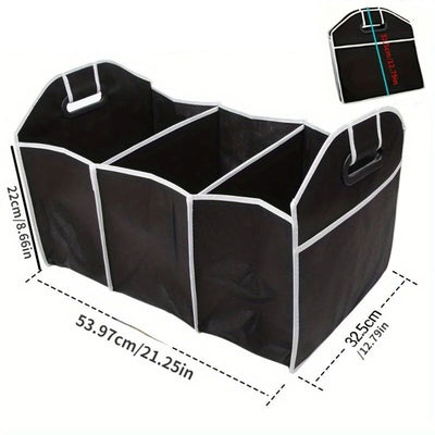 Car Multi - Pocket Trunk Organizer Large Capacity Folding Storage Bag Trunk Stowing And Tidying Trunk Organizer Car Accessories - 5 - CJ