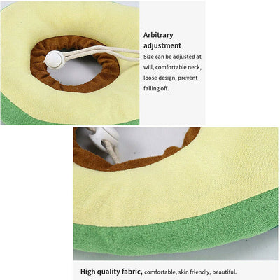 Adjustable Pet Neck Cone Recovery Pet Cat Recovery Collar Cat Soft Lemon Neck Cone Adjustable Pet E Collar After Surgery, Wound Healing Protective Cat Elizabethan Collar For Kitten & Puppy - 5 - CJ