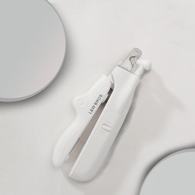 Pet Nail Clippers With LED Light Dogs Cat Nail Scissors Professional Trimmer Tool Care Grooming Supplies - 0 - CJ - White - BM990221 - CJMY149512101AZ