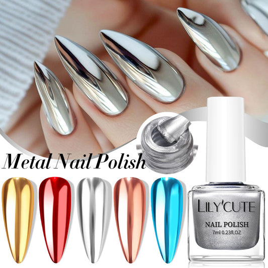 Quick - dry Metallic Mirror Nail Polish, No Baking Required - 0 - CJ