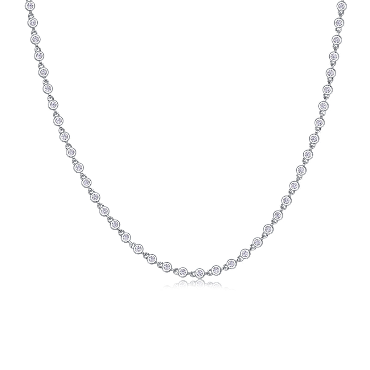 1Heart - to - heart - A Fashionable And Luxurious Diamond Jewelry Pendant Set With Moissanite S925 Sterling Silver And Platinum Plating Prohibit TikTok sales - 5 - CJ