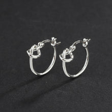 925 Sterling Silver Plain Earrings Small Earrings Female - 4 - CJ