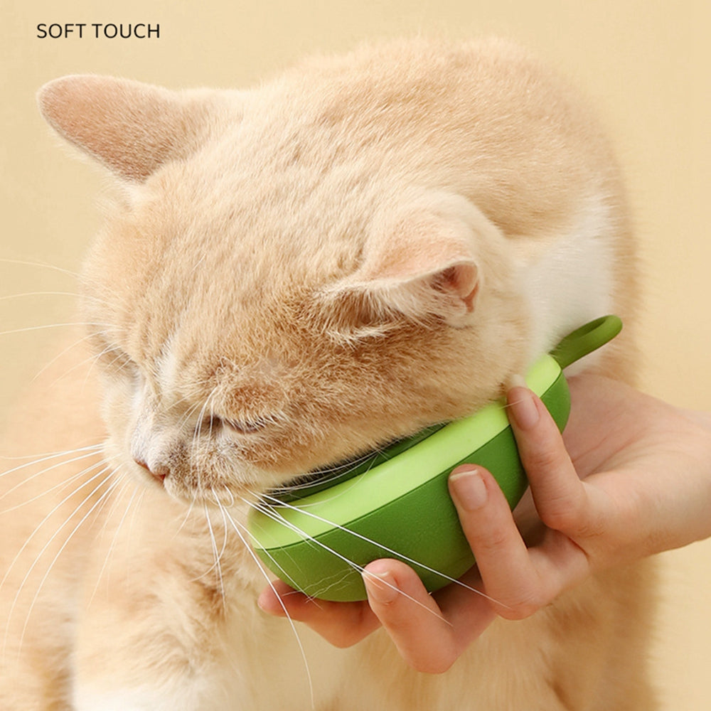 Creative Cat Grooming Comb Portable Massage Brush One - Button Remove Floating Hair Scraper Cats Dogs Pet Self Cleaning Tool Accessories - 5 - CJ