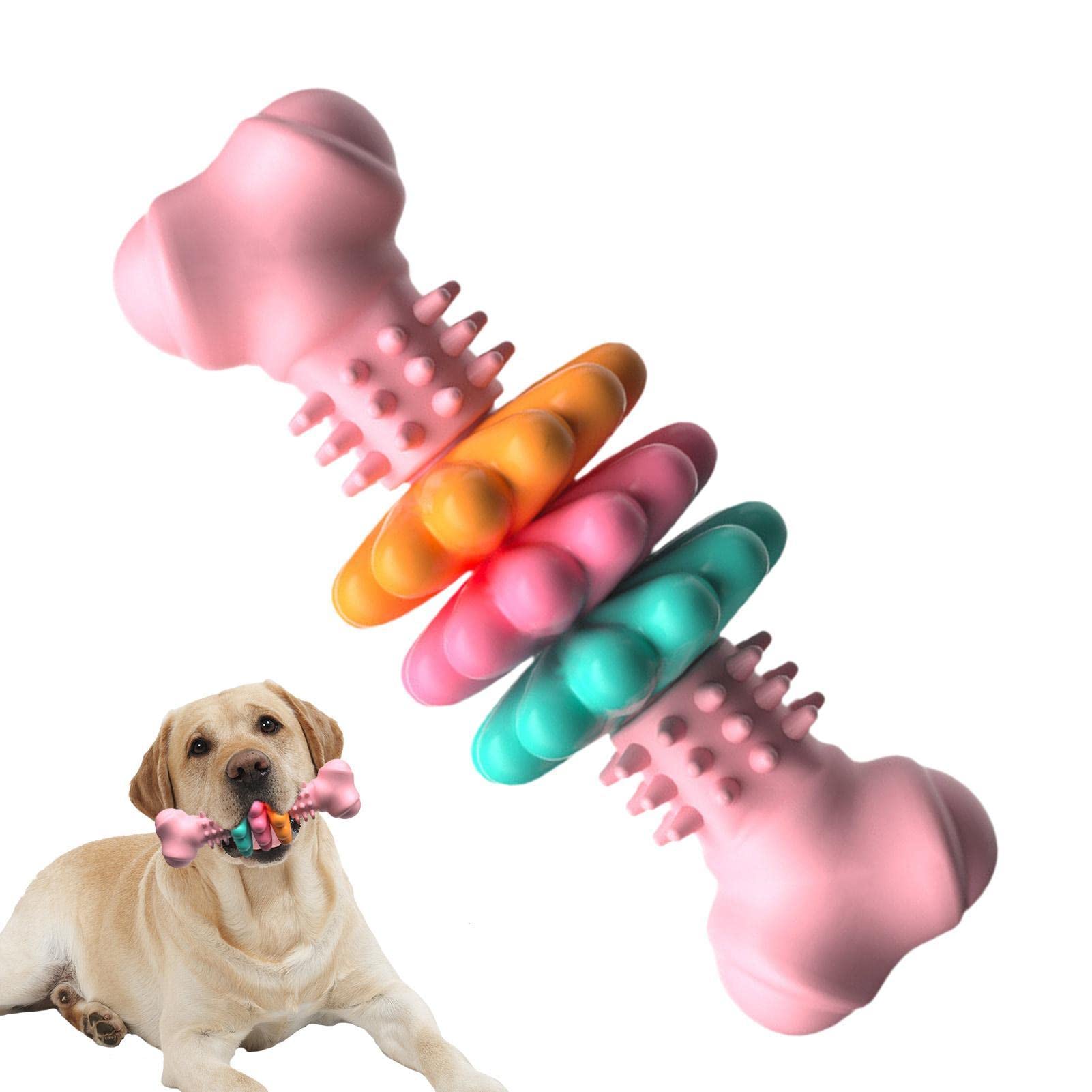 Dog Chew Toy Dog Bone Type  Dogs Teeth Cleaning Toys Indestructible TPR Bone Chewing Bite Resistant Teething Toys  Pet Products - 0 - CJ