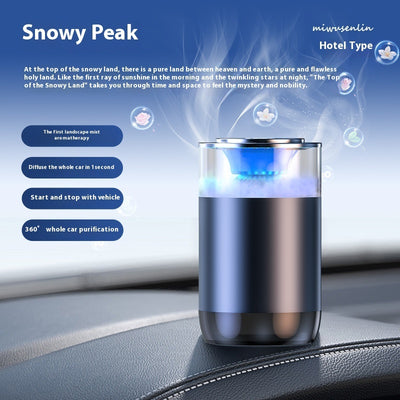Car Aromatherapy Diffuser Cloud Mist Air Freshener Auto Decoration Natural Fragrance Auto Decoration Tool For RVs Trucks Sedans - 0 - CJ - Snow Top - 1PCS - CJYD219083404DW