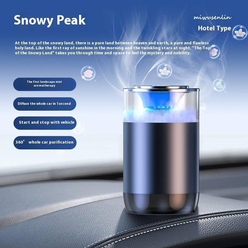 Car Aromatherapy Diffuser Cloud Mist Air Freshener Auto Decoration Natural Fragrance Auto Decoration Tool For RVs Trucks Sedans - 0 - CJ - Snow Top - 1PCS - CJYD219083404DW