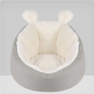 Pet Dog Bed Warming Soft Sleeping Bag Cushion Puppy Kennel - 0 - CJ - Grey - M - CJJJCWMY00372 - Grey - M