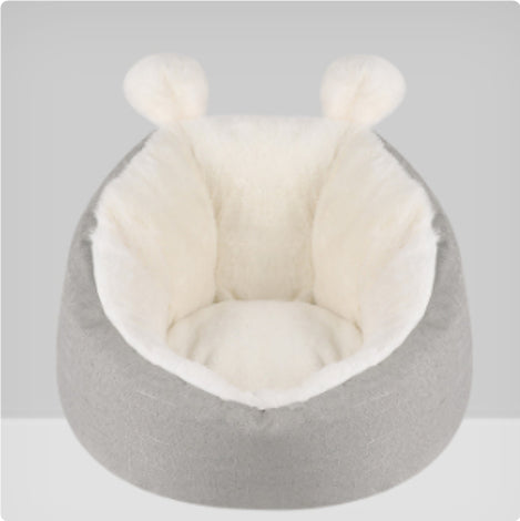 Pet Dog Bed Warming Soft Sleeping Bag Cushion Puppy Kennel - 0 - CJ - Grey - M - CJJJCWMY00372 - Grey - M