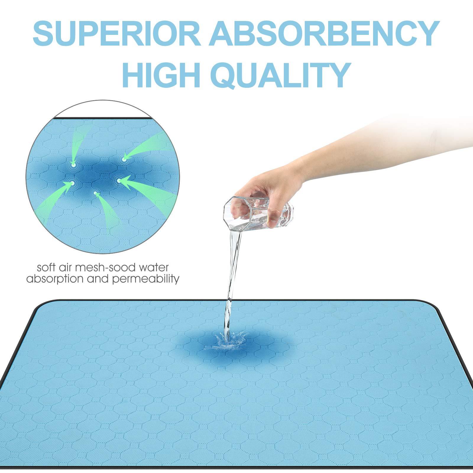 Washable Dog Urine Pad, Waterproof Toilet Training Mat For Dogs, 89.5 X 59.2 Cm - 34.5 In X 23 In, Washable Urine Pad Non - Slip Diaper Pad, For Puppies And Cats, 2 Packs - 5 - CJ