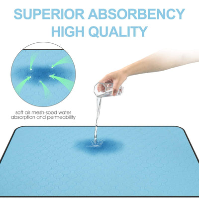 Washable Dog Urine Pad, Waterproof Toilet Training Mat For Dogs, 89.5 X 59.2 Cm - 34.5 In X 23 In, Washable Urine Pad Non - Slip Diaper Pad, For Puppies And Cats, 2 Packs - 5 - CJ