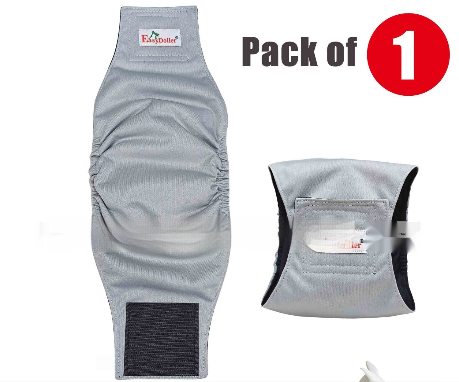Pet Washable Physiological Dog Diaper Pants - 0 - CJ - Gray - L - CJYD223173403CX