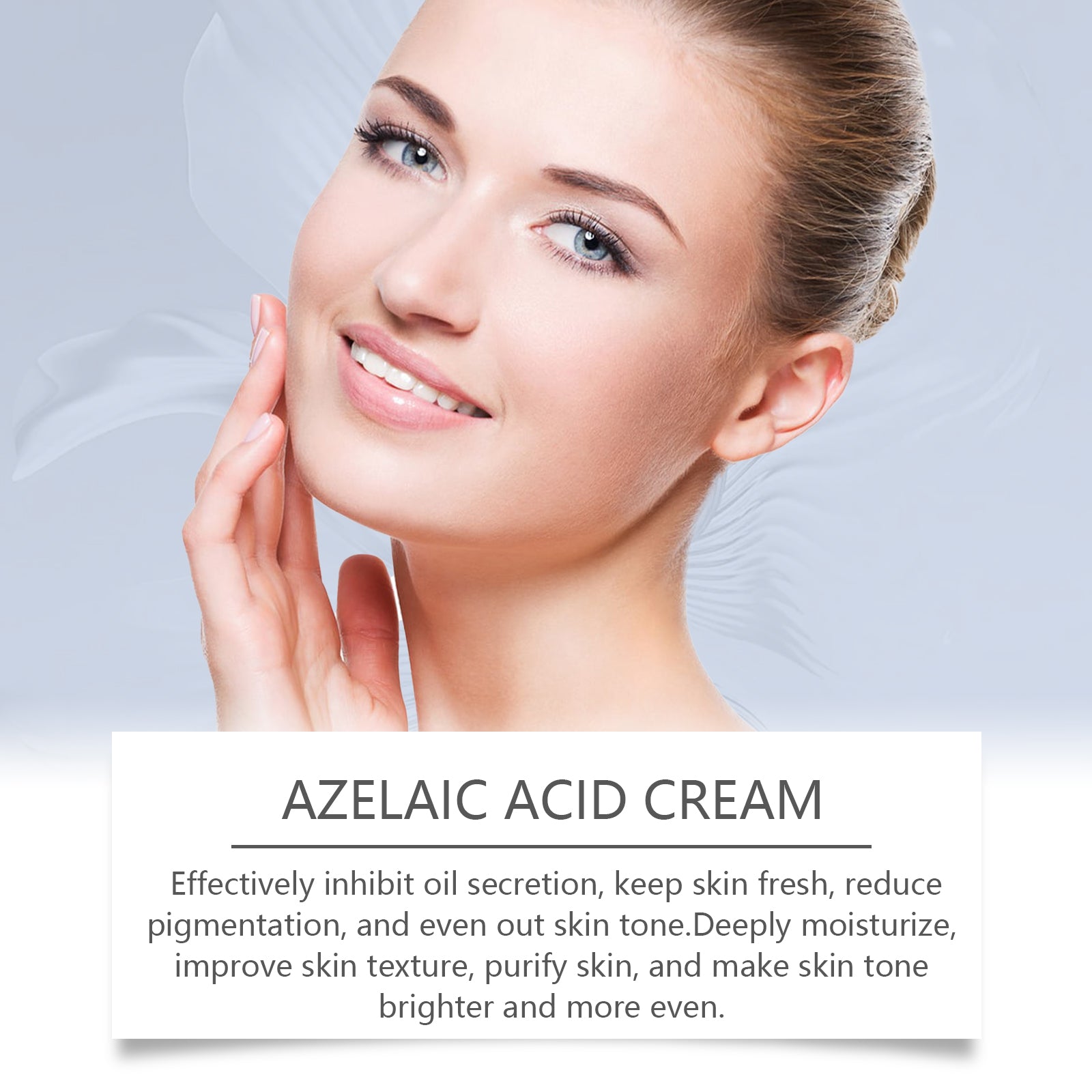West&Month Azelaic Acid Essence Cream, Repair Moisturizing Moisturizing Face Oil Control Moisturizing Mild Refreshing Cream - 5 - CJ