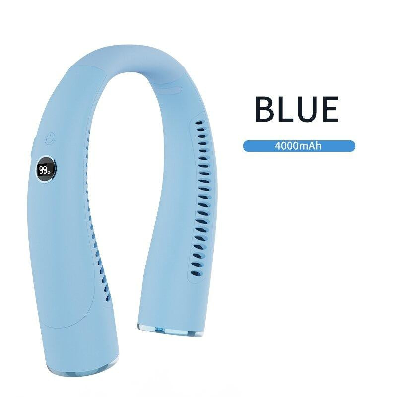 US Version Ergonomic Design Battery - powered Neck Fan, USB Button Control To Enjoy The Cool Summer - 5 - CJ