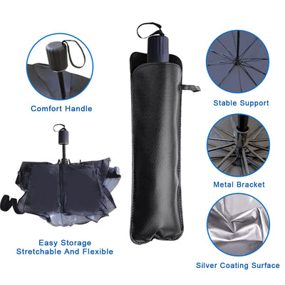 Car Window Sunshade Sun Shade Visor Windshield Cover Auto Car SunShade Foldable UV Umbrella - 5 - cjdropshipping