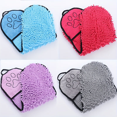 Absorbent Dog Towel, Microfiber Quick Drying Towel Machine Washable With Hand Pockets Pet Towel For Medium Large Dog Super Absorbent Pet Towel Quickly Dry Your Dog Or Cat After Bath Time - 5 - CJ