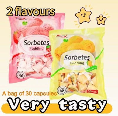 Sorbetes Pudding Jelly Strawberry - Mango Flavor Snack Dessert - 5 - CJ