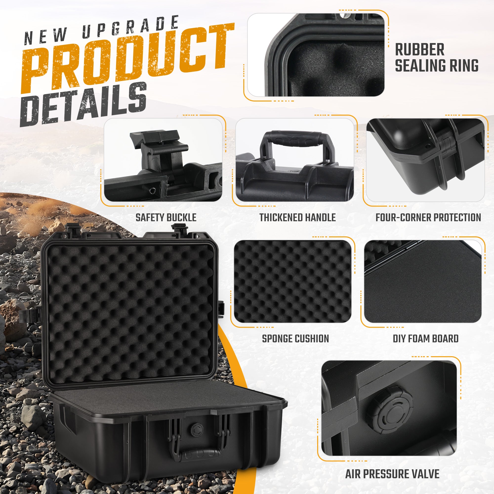 Protective Camera Case With Customizable Foam - 5 - CJ