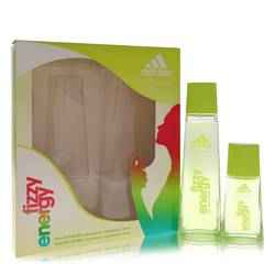 Adidas Fizzy Energy Gift Set By Adidas - Gift Set - 2.5 oz Eau De Toilette Spray + 1 oz Eau De Toilette Spray - Adidas